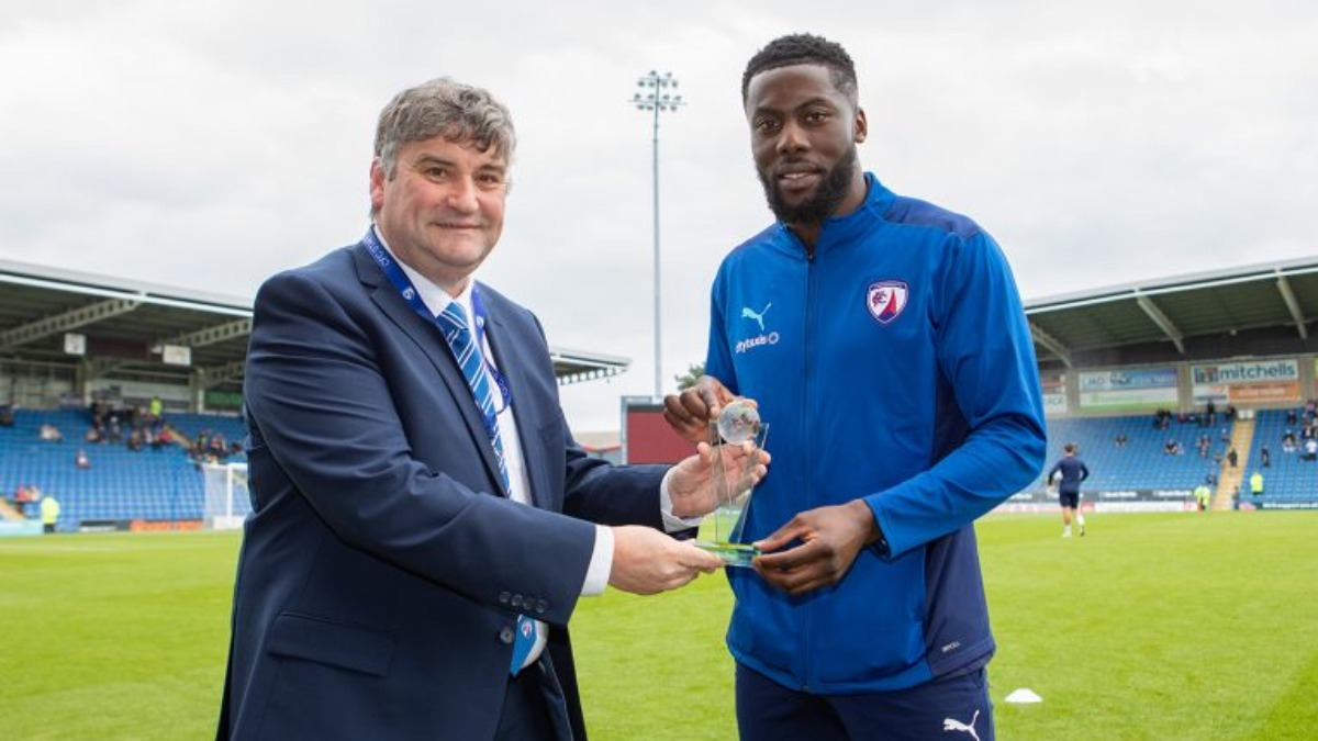 Chesterfield Award George Carline and Akwasi Asante For Their Efforts