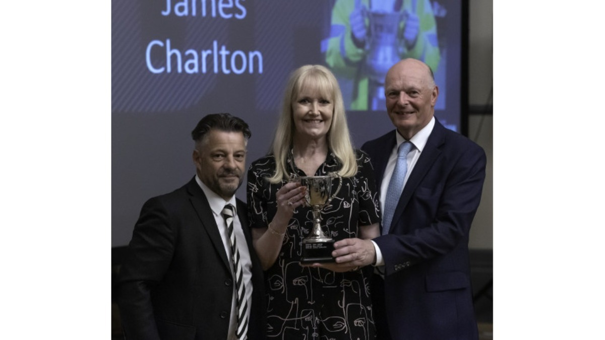 James Charlton Wins the Harvey Madden award