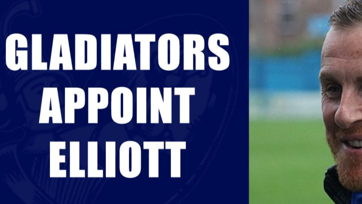 Gladiators Appoint Craig Elliott as First-Team-Manager