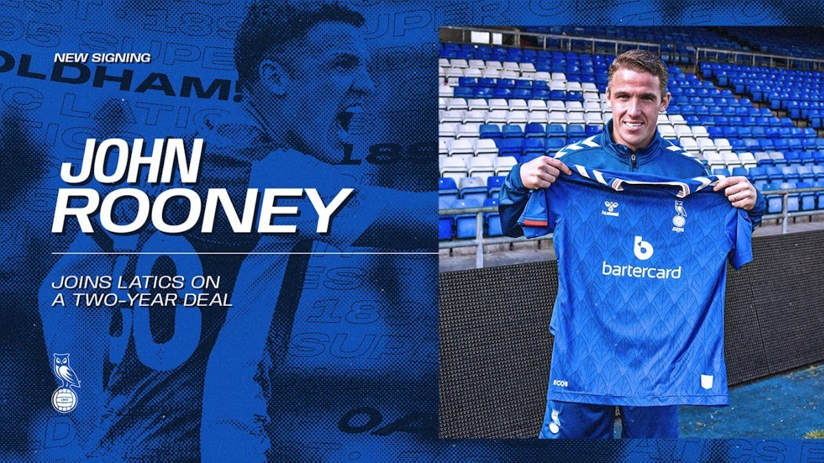 Rooney Signs For Latics